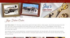 Desktop Screenshot of jaysfabriccenter.com